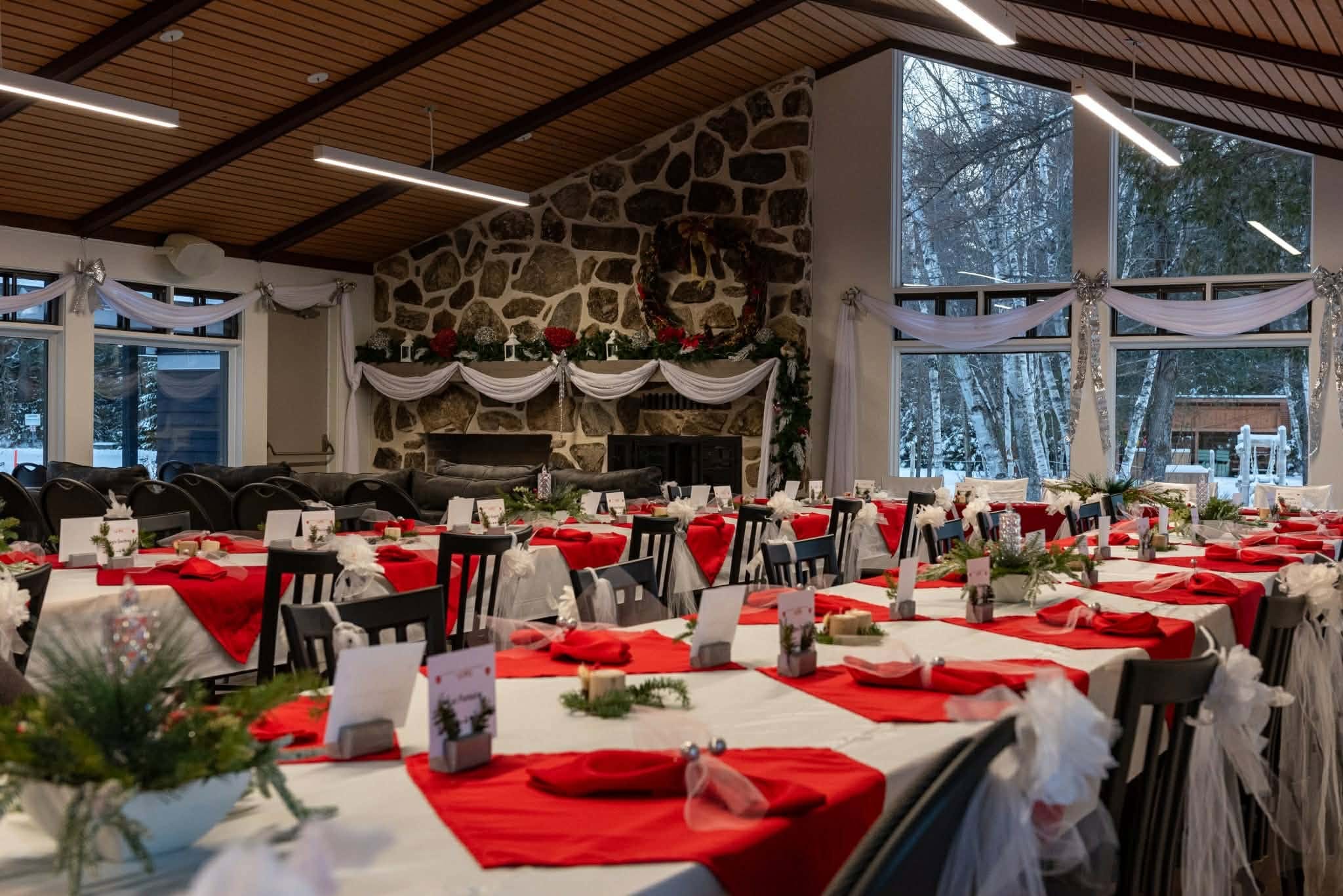 Location de salle pour mariage hivernal